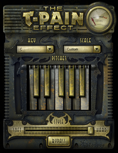 土豪金电音-iZotope The T-Pain Effect-MAC调音师资源网-混音-效果器-编曲-效果器-音源-宿主-采样AudioXu资源网