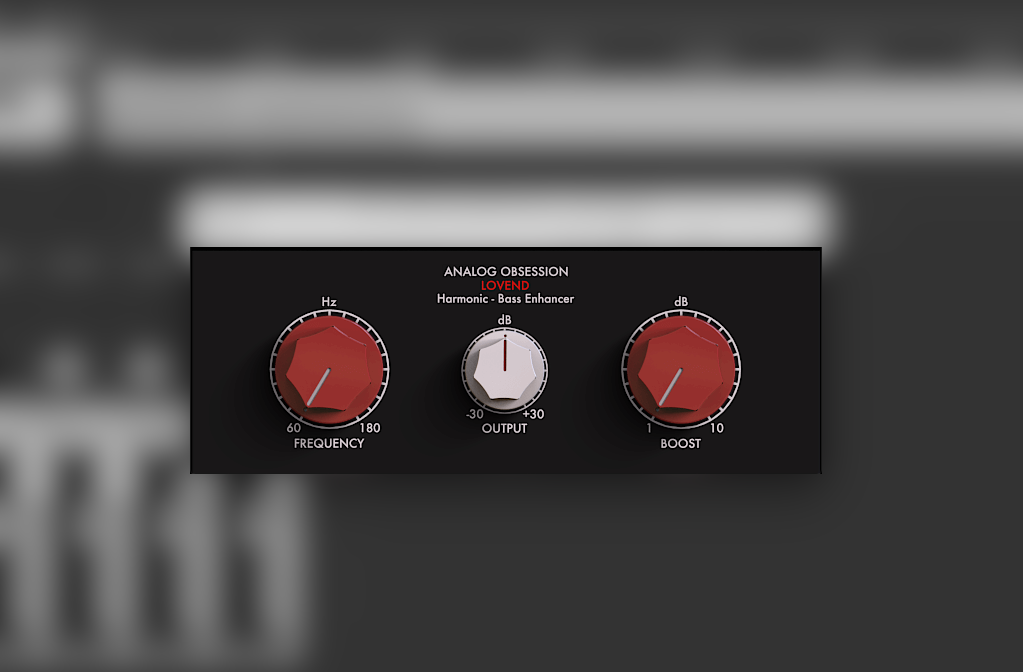 谐波低频增强器-Analog Obsession LOVEND v2.0 VST VST3 AU WiN MAC调音师资源网-混音-效果器-编曲-效果器-音源-宿主-采样AudioXu资源网