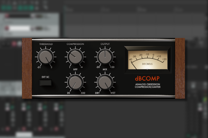 鼓用压缩器/限制器-Analog Obsession dBComp v2.0 VST VST3 AU AAX WiN macOS调音师资源网-混音-效果器-编曲-效果器-音源-宿主-采样AudioXu资源网