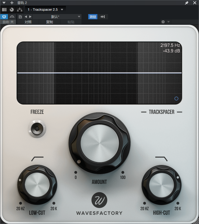 多频段侧链压缩器-Wavesfactory Trackspacer v2.5.10-MAC调音师资源网-混音-效果器-编曲-效果器-音源-宿主-采样AudioXu资源网