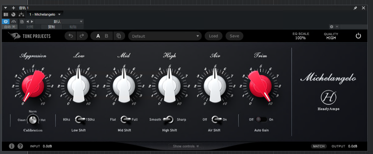 Tone Projects Michelangelo v1.0.4调音师资源网-混音-效果器-编曲-效果器-音源-宿主-采样AudioXu资源网
