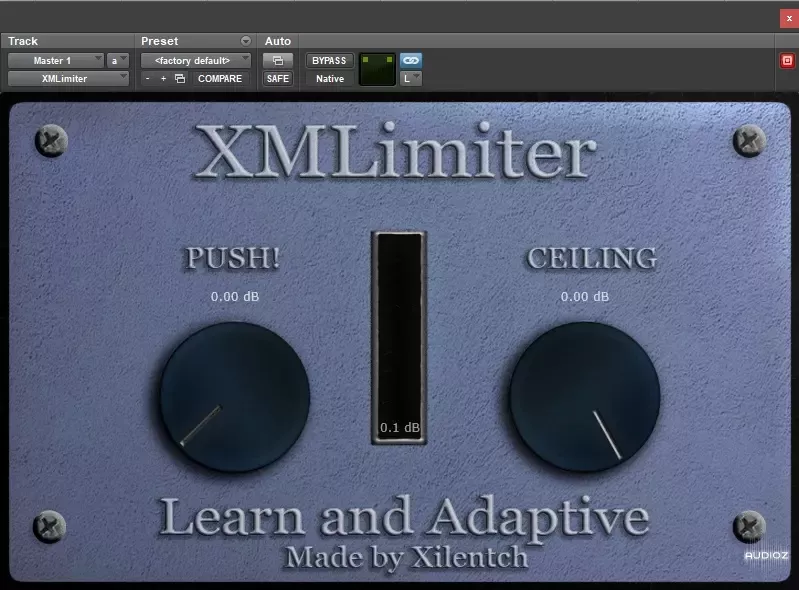 Xilentch XMLimiter V3（最终母带峰值限制器）v3.0.3 VST3 AU AAX WiN MAC调音师资源网-混音-效果器-编曲-效果器-音源-宿主-采样AudioXu资源网