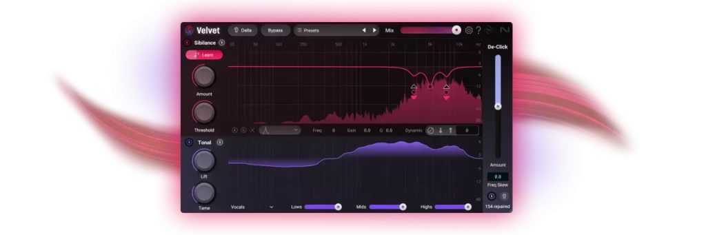去嘶声处理器-iZotope Velvet v1.0.0-R2R调音师资源网-混音-效果器-编曲-效果器-音源-宿主-采样AudioXu资源网