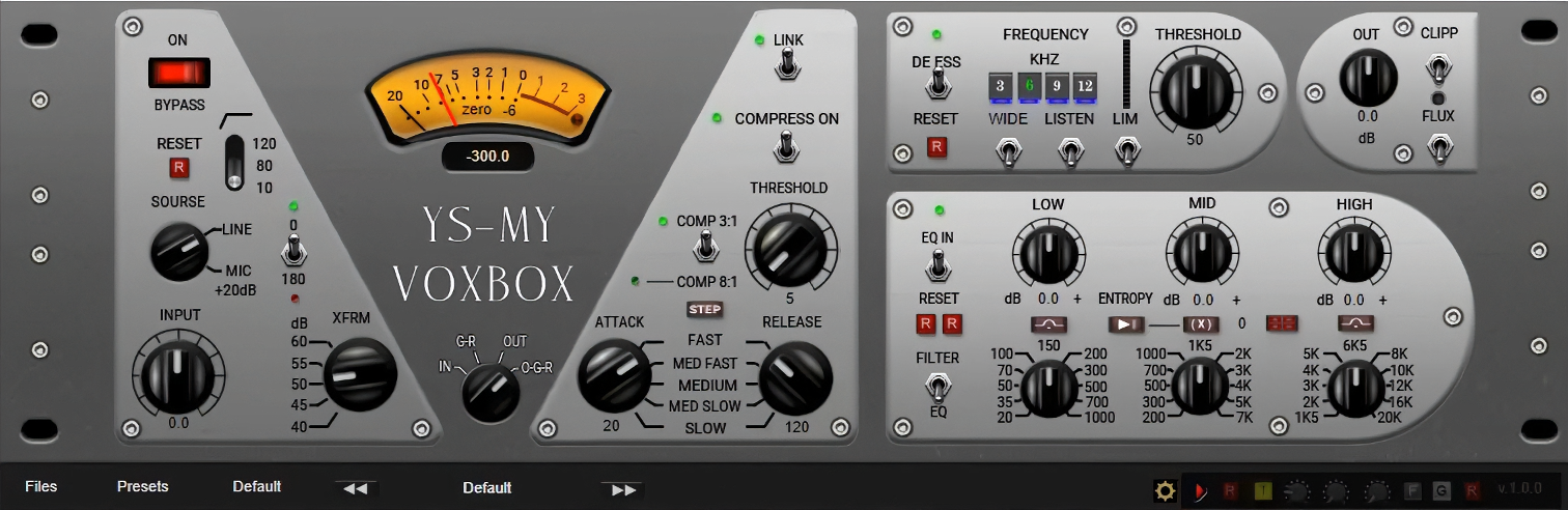 Yuri Semenov YS MY VoxBox v1.0.0 WiN Mac调音师资源网-混音-效果器-编曲-效果器-音源-宿主-采样AudioXu资源网